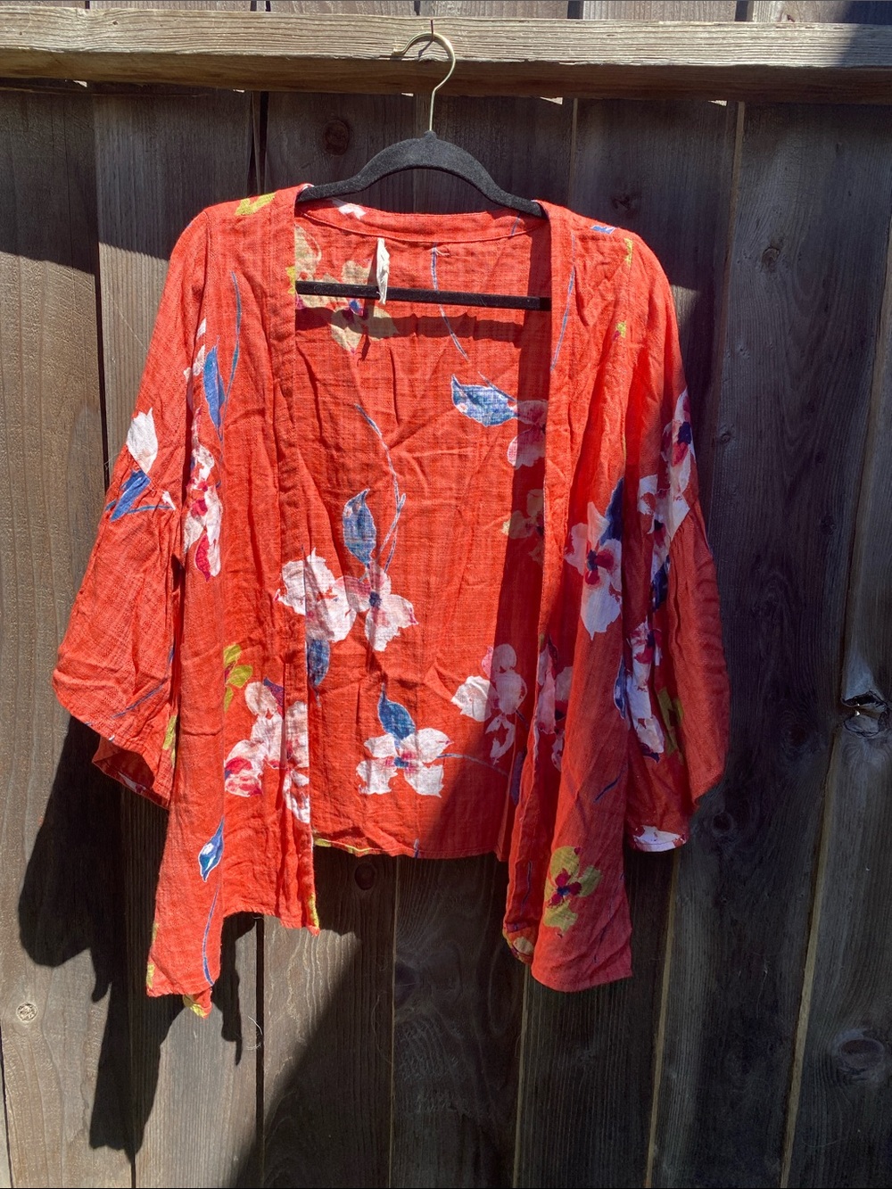 Rip Curl Coral Floral Lightweight Kimono